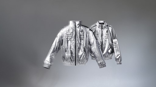 adidas and Mercedes AMG PETRONAS F1 Team launch Silver Jacket