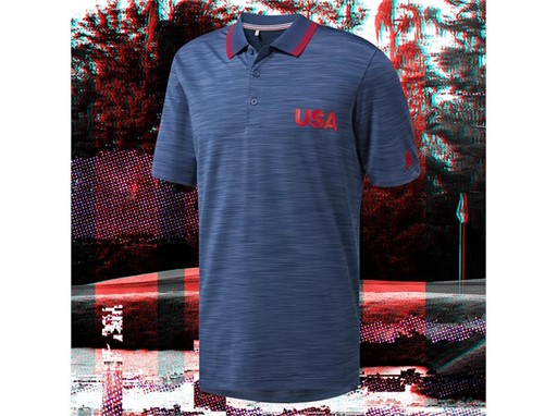 adidas usa golf polo