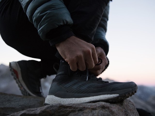 adidas terrex free hiker on feet