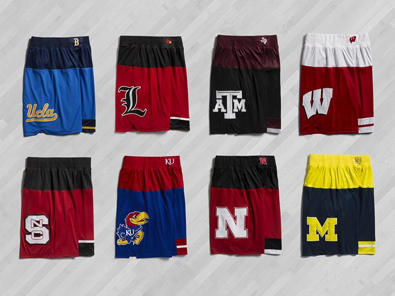 college basketball shorts