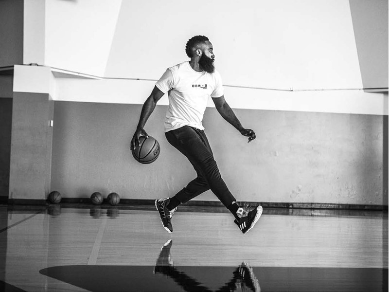 SLOW DOWN FAST adidas James Harden create space with Harden Vol. 3