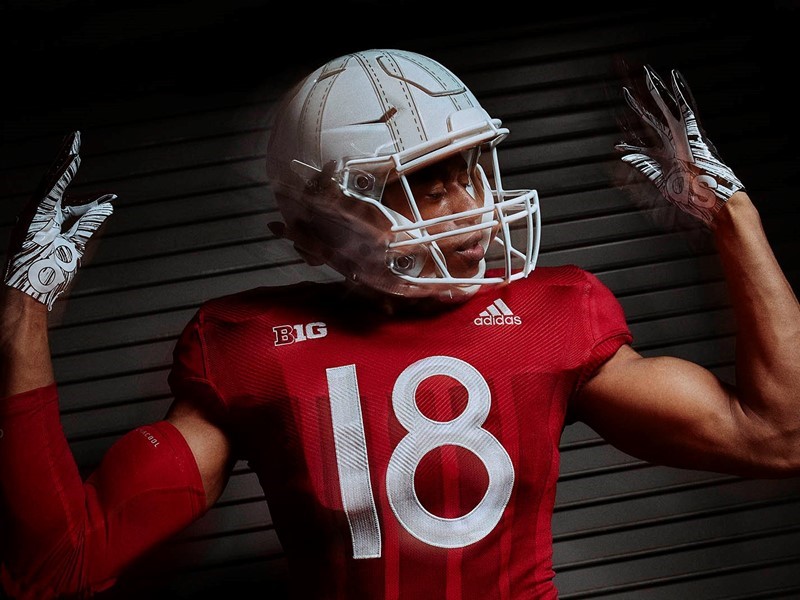 nebraska football apparel adidas