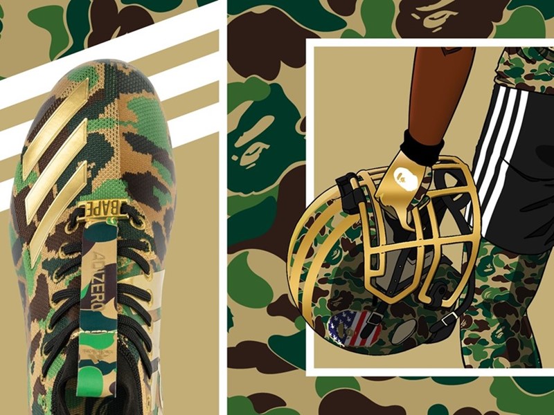 bape football shoes