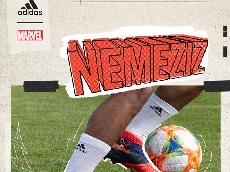 adidas Soccer and Marvel reveal Marvel NEMEZIZ boot and AlphaBOOST