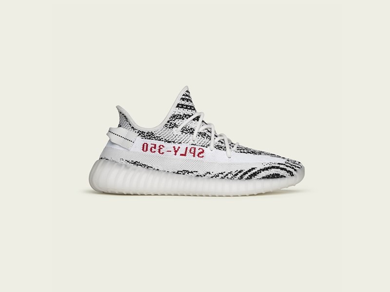 YEEZY BOOST 350 V2 White/Core Black/Red