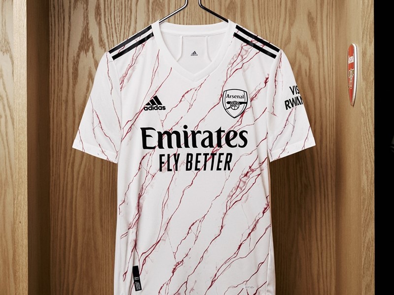 Arsenal Away jersey for 2020/21 season, inspired by the iconic ...