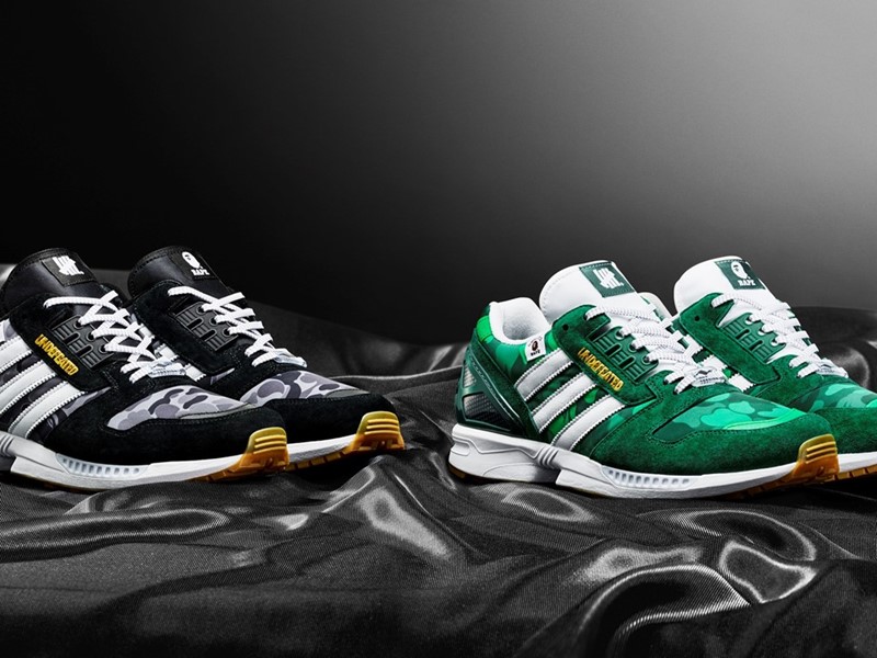 adidas ZX 8000 Bape Undefeated Green