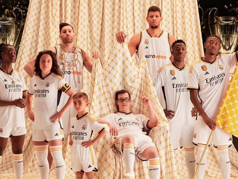 adidas Performance REAL MADRID HOME - Camiseta de fútbol - white