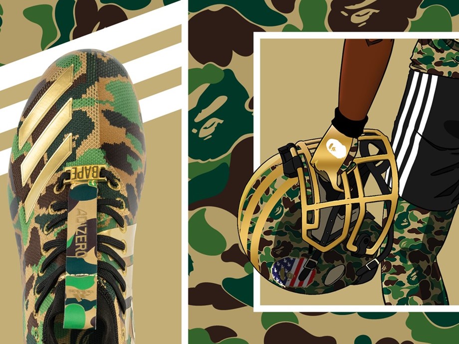 bape football cleats