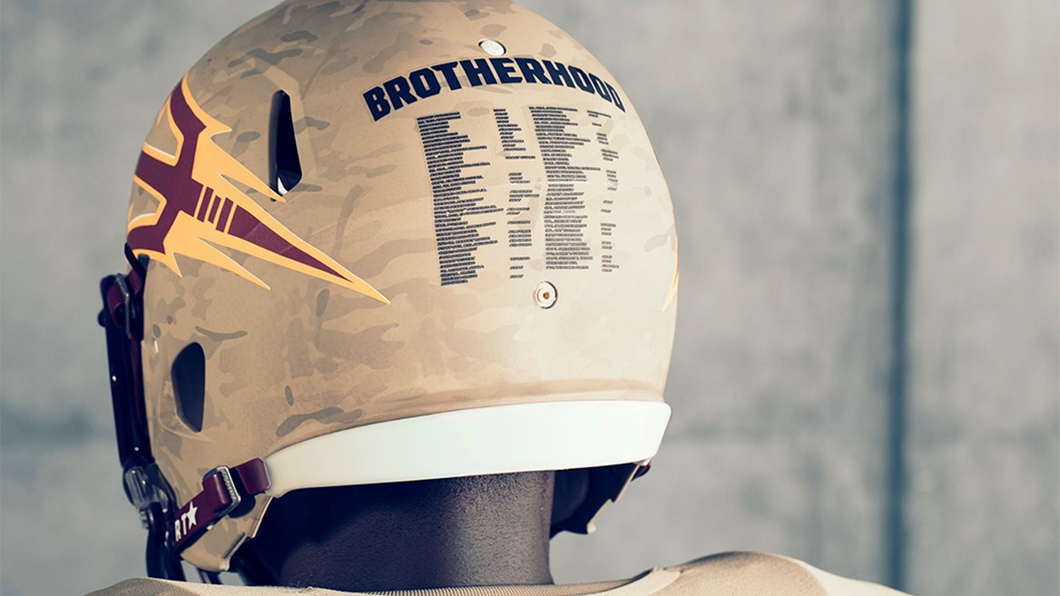 ASU x adidasFballUS Brotherhood Helmet 2