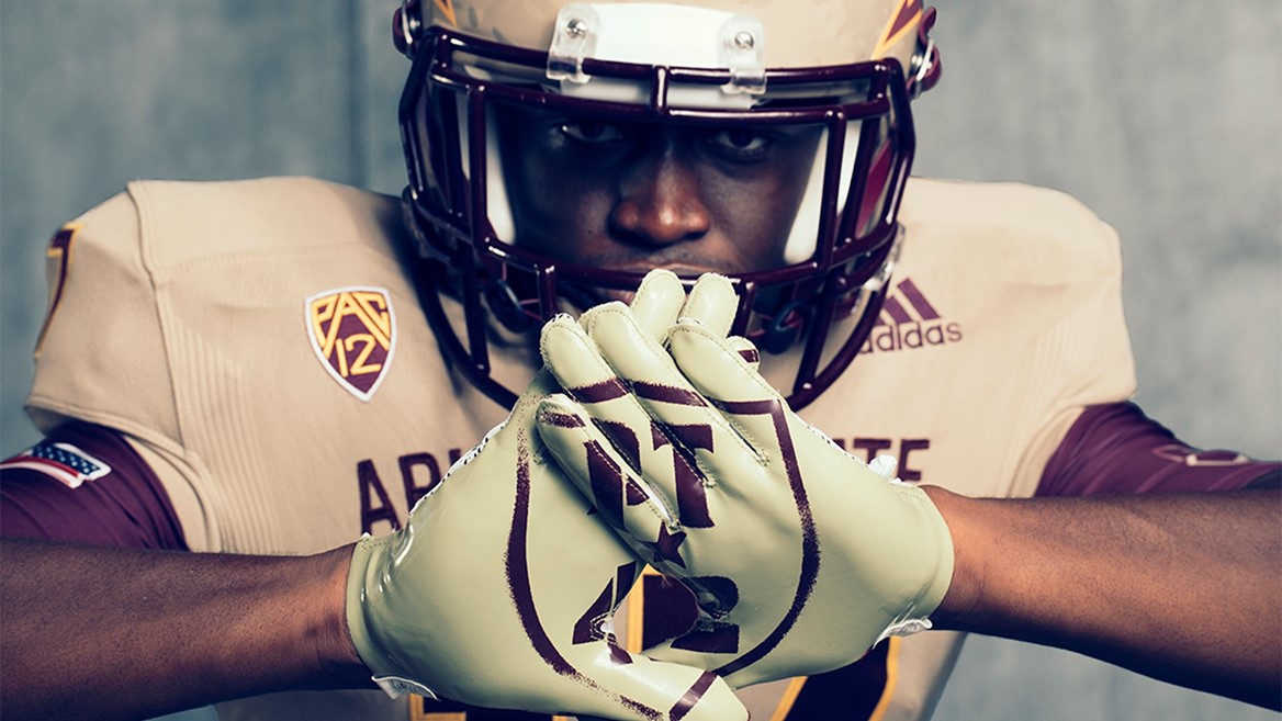 ASU x adidasFballUS Brotherhood Gloves 1