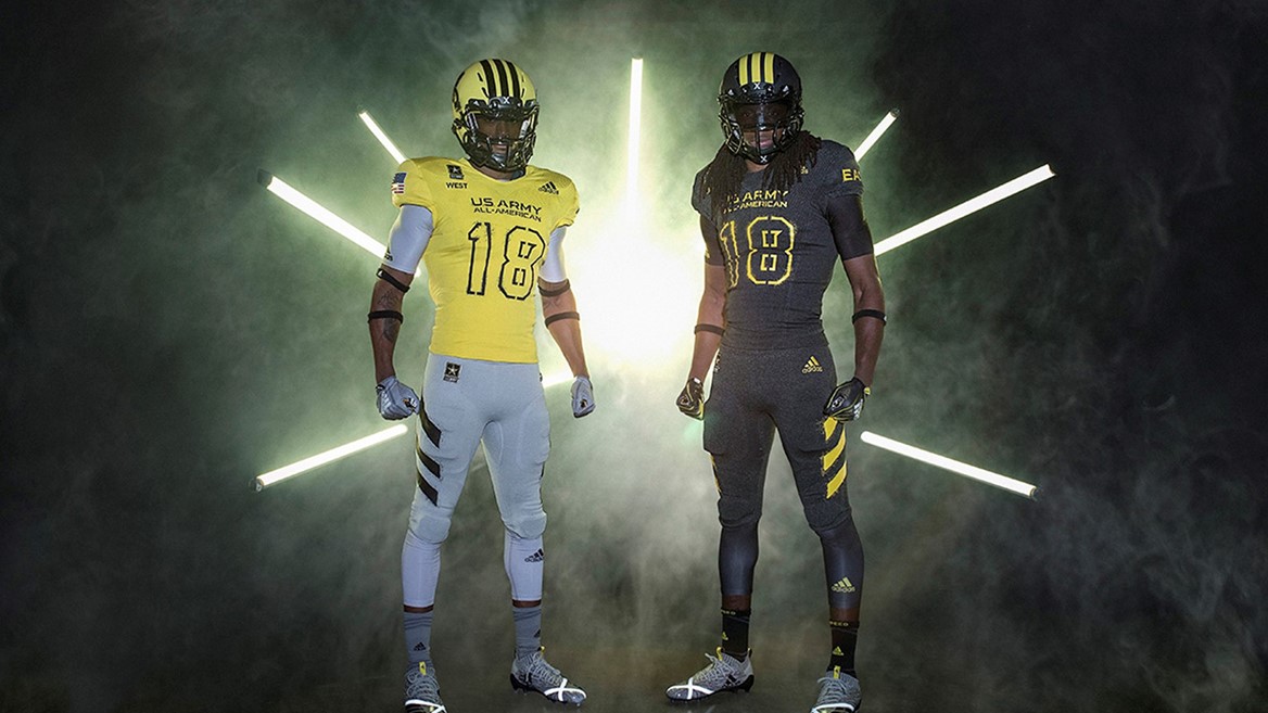 adidas to debut the Primeknit A1 Football uniform for the 2018 Army All American Bowl