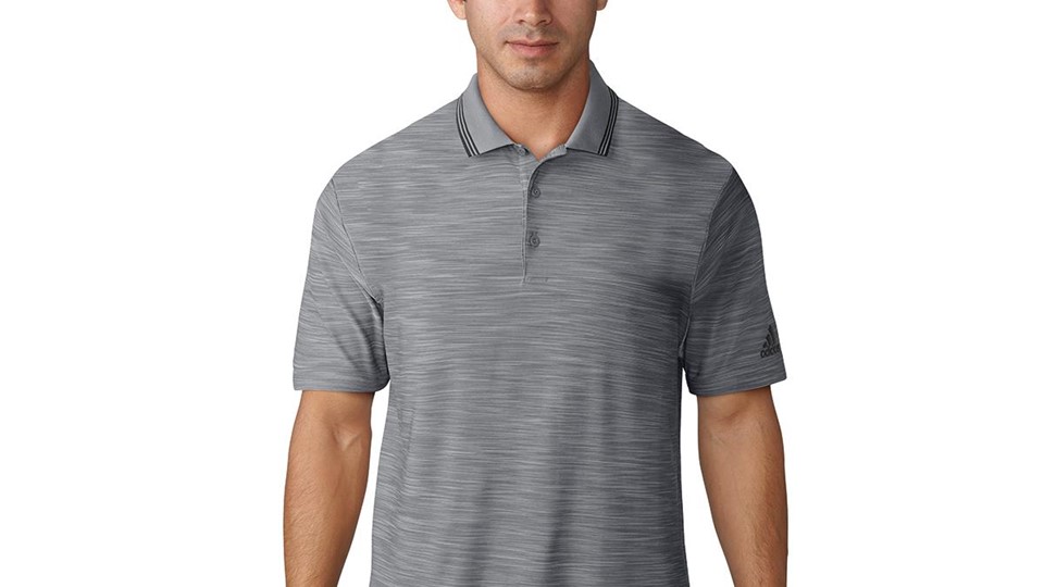 UP Heather Polo grey three carbon