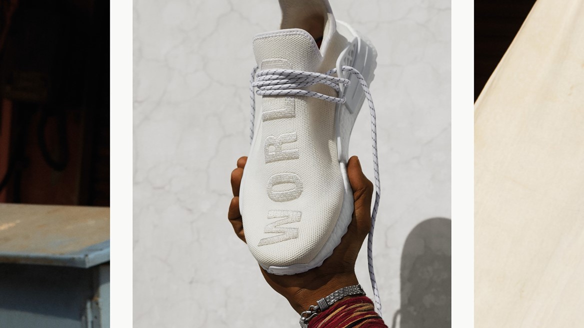 adidas Originals PHARRELL WILLIAMS Hu Holi Blank Canvas PR Vertical Look 2 Opt 2