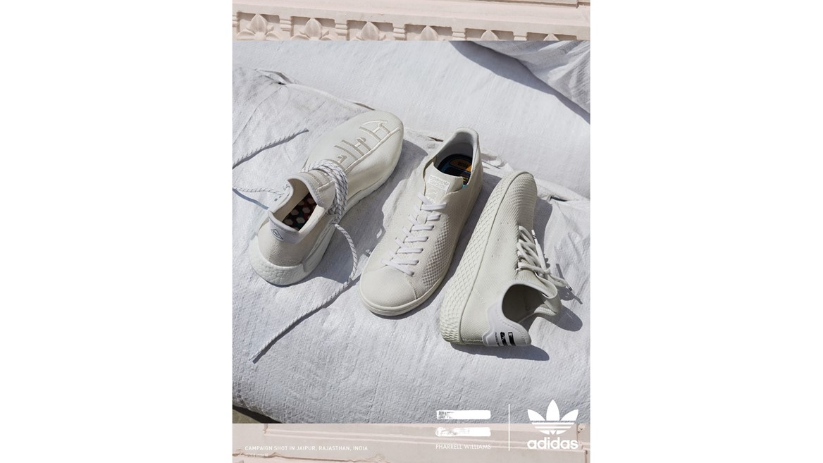 adidas Originals PHARRELL WILLIAMS Hu Holi Blank Canvas PR Vertical Group