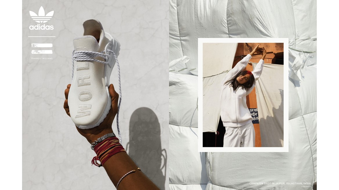 adidas Originals PHARRELL WILLIAMS Hu Holi Blank Canvas PR Horizontal NMD