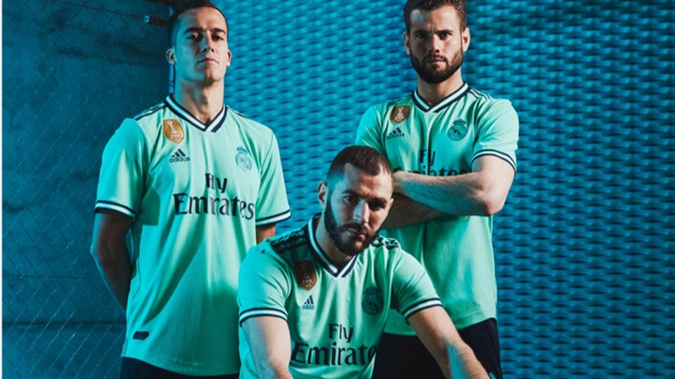 Orders Adidas Real Madrid 19/20 third jersey with patches