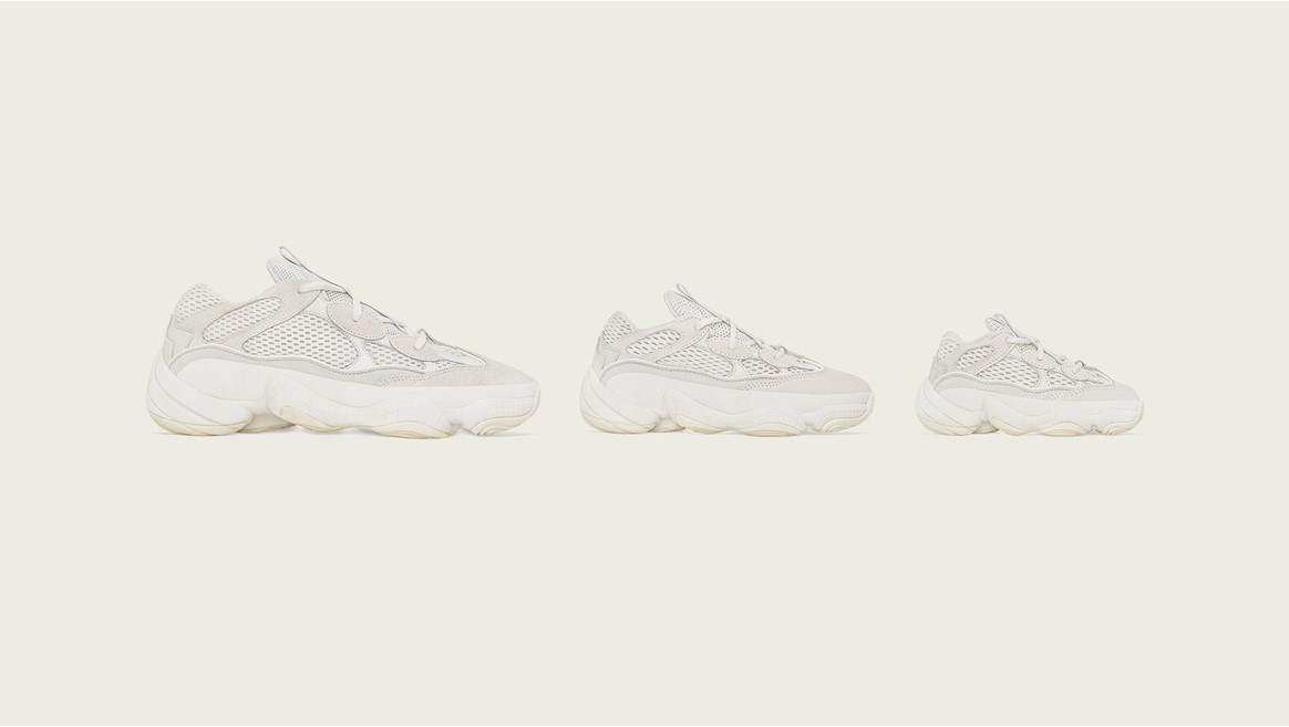 adidas KANYE WEST announce the YEEZY 500 Bone White