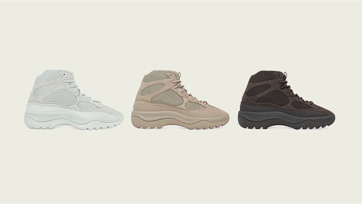 adidas KANYE WEST announce the YZY DSRT BT Salt YZY DSRT BT Rock and the YZY DSRT BT Oil