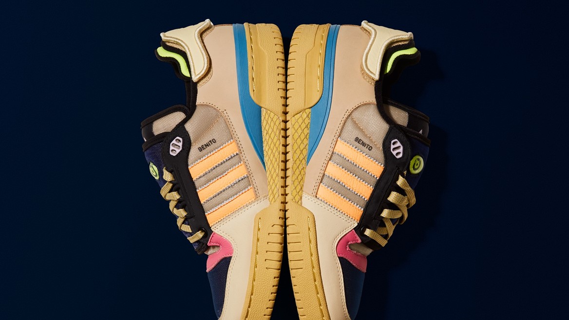 bad bunny x adidas forum pwr catch and throw