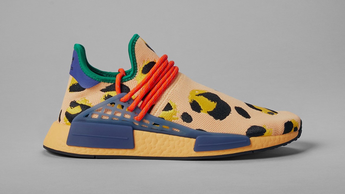 adidas gazelle silver green womens adidas NMD Hu Pharrell Animal Print Leopard Pulse Amber – YankeeKicks Online main image 0