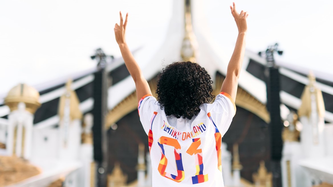 RBFA x Tomorrowland - away kit for the Belgian Red Devils