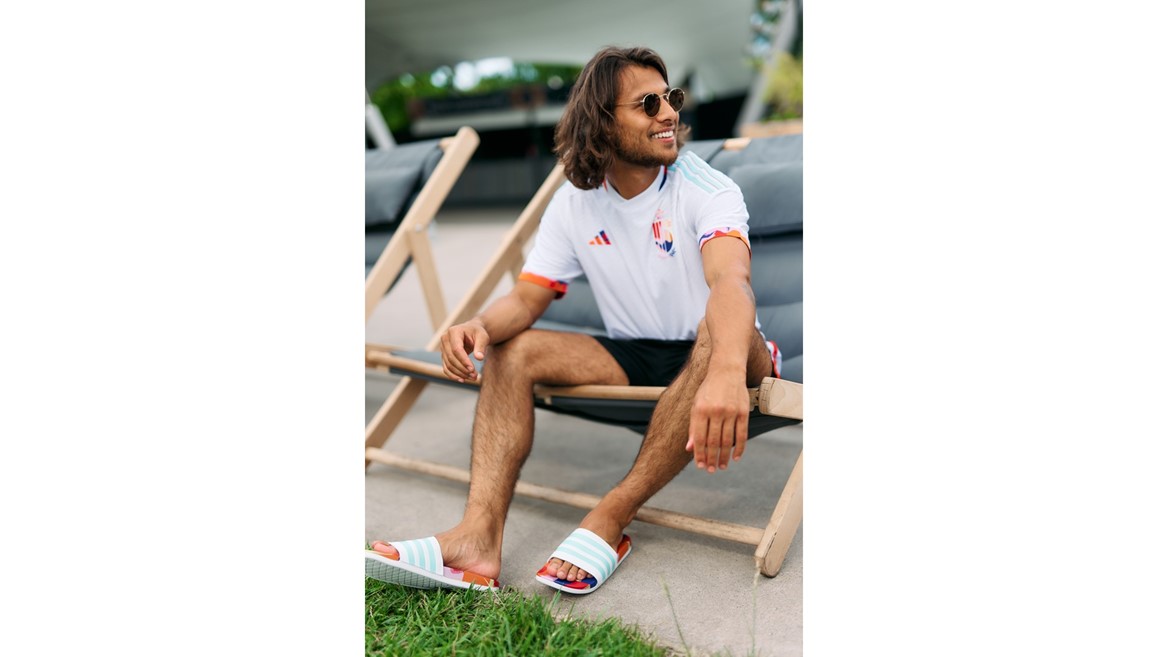 RBFA x Tomorrowland - away kit for the Belgian Red Devils