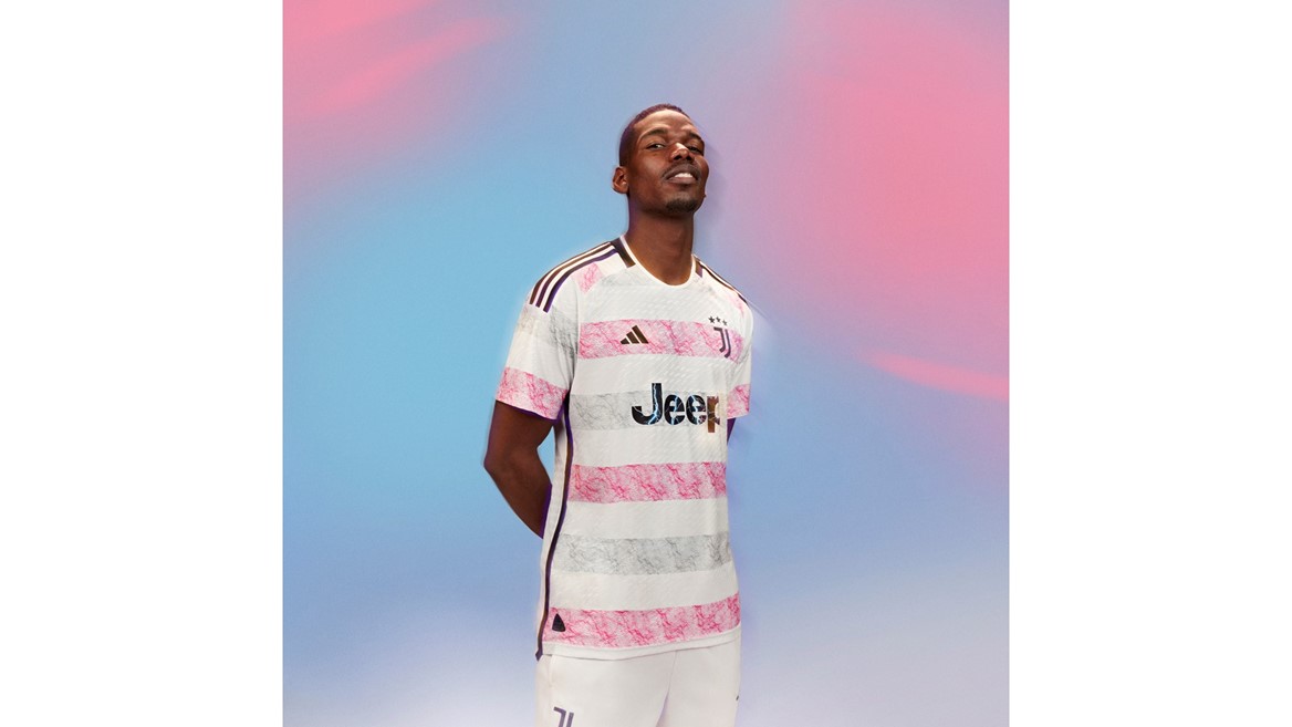 Juventus Paul Pogba Pink jersey authentic