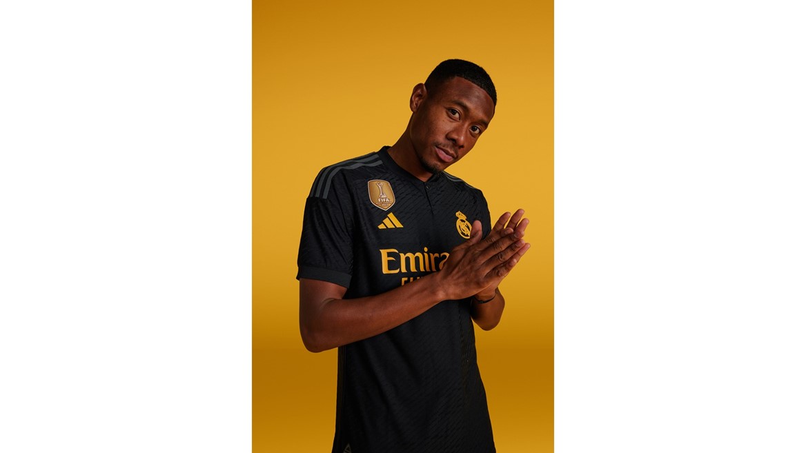 David Alaba adidas and Real Madrid New third kit for 2023 24 Season