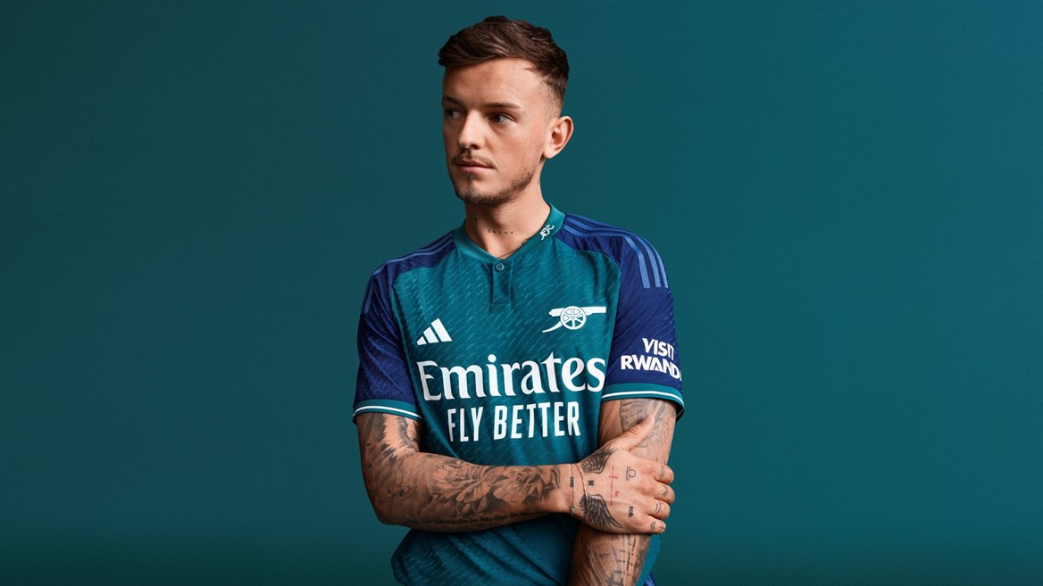 Ben White - adidas Arsenal FC Third Kit for 2023/24 Season