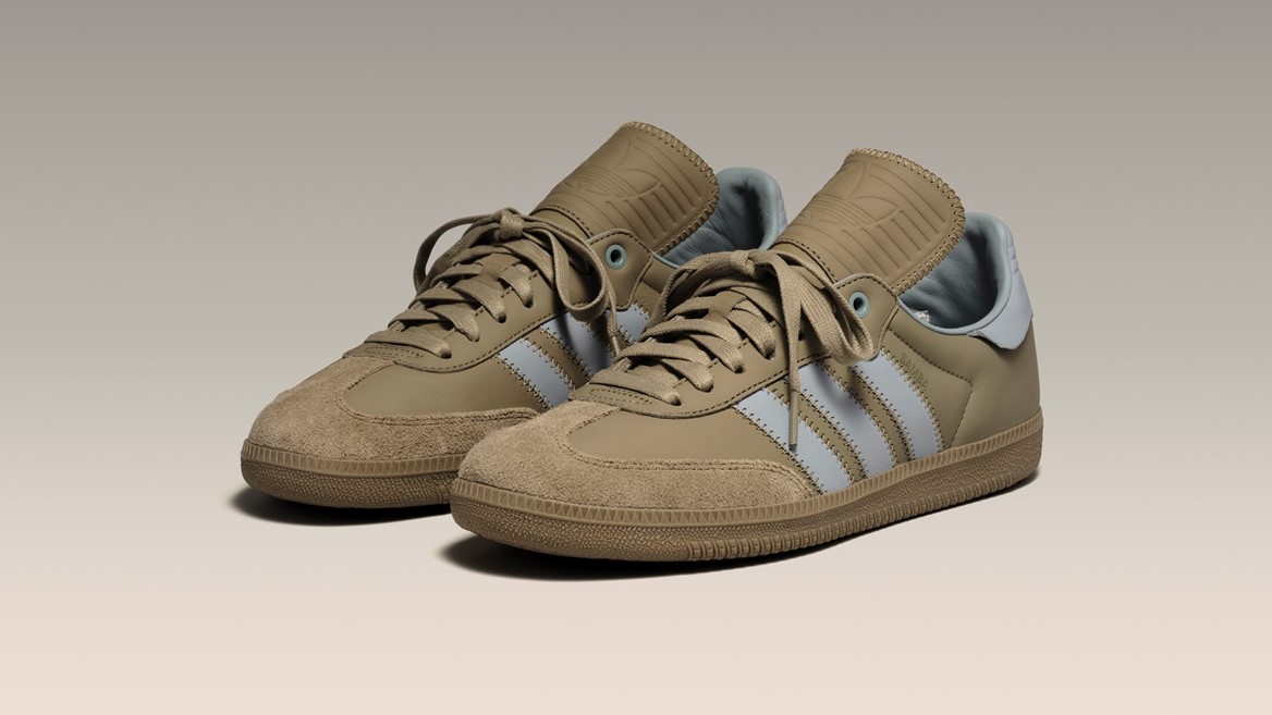 adidas x Humanrace Samba by Pharrell - Green/Blue