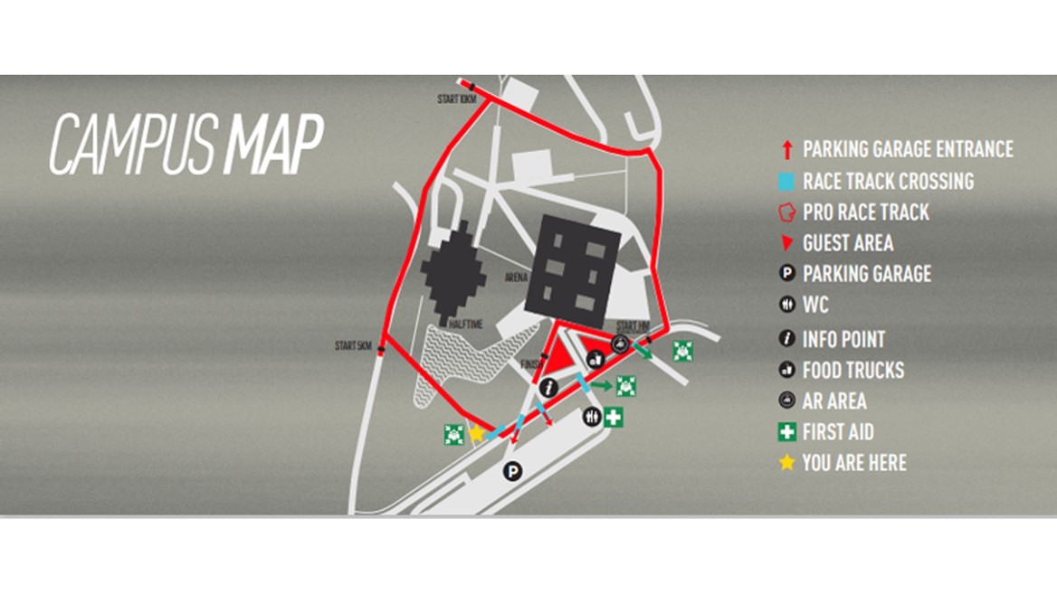 Adizero Road to Records Course Map 10 KM 5KM