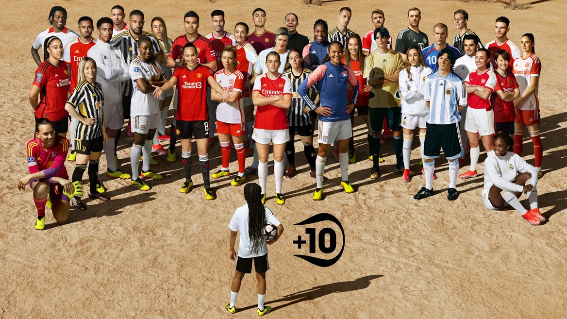 adidas showcases potential for girls when staying in sport by recreating iconic image