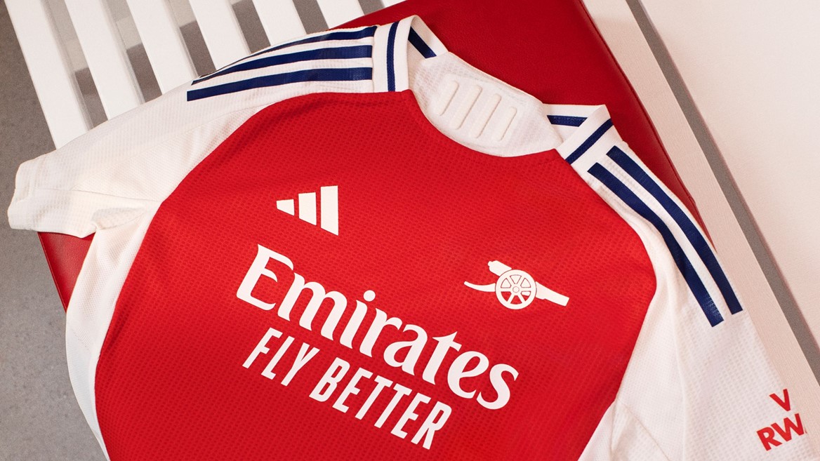 The Cannon Returns as adidas and Arsenal Unveil Home Kit for 2024 25