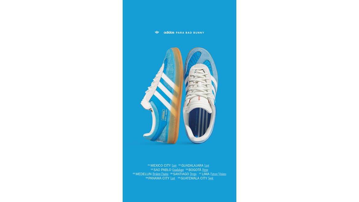 adidas Originals and Bad Bunny Gazelle San Juan LAM Stores