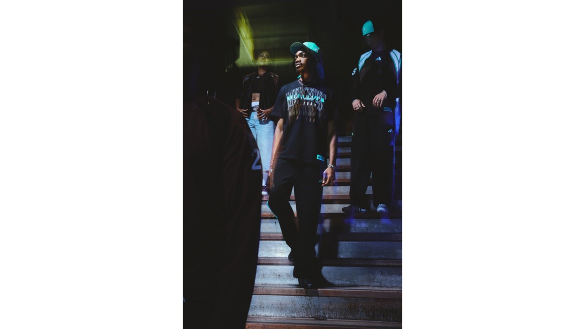 adidas x Mercedes AMG PETRONAS F1 Las Vegas Collection Group Shot