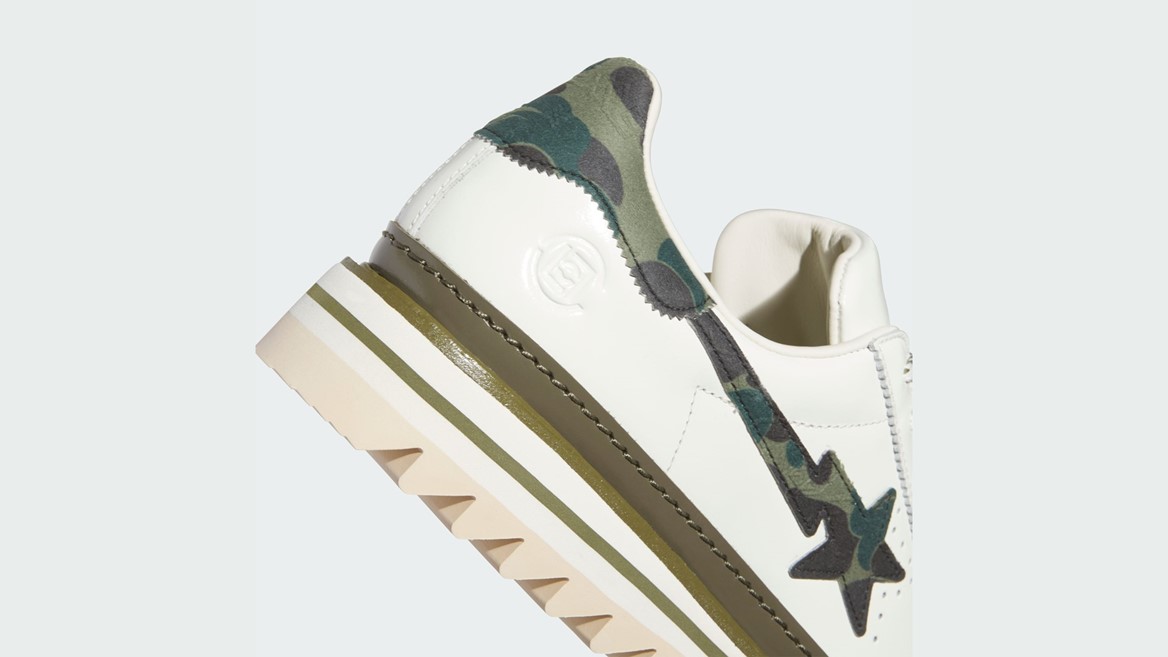 CLOT and BAPE Superstar by Edison Chen