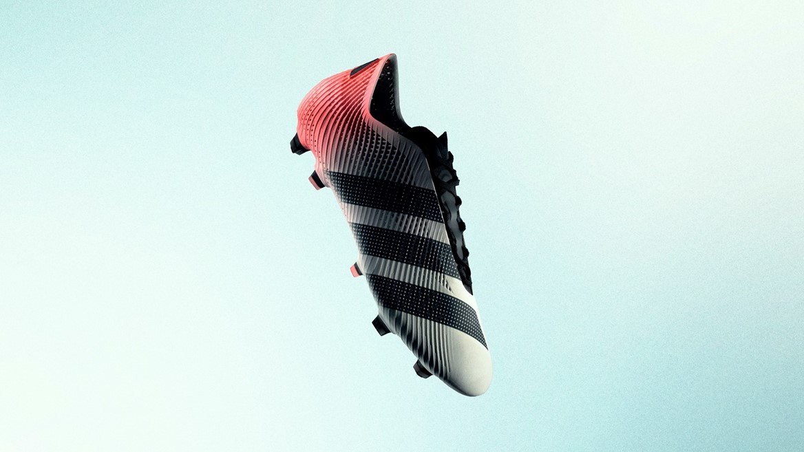 Football boot under Project R A P Radical Athlete Perception platform