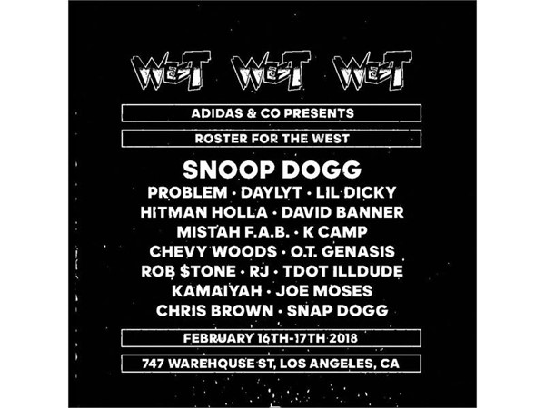 adidas NEWS STREAM : adidas Reveals Lineup of Snoop Dogg Vs. 2chainz Team  of Rappers at 747 Warehouse St.