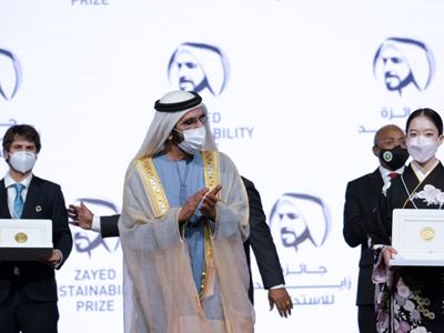 Mohammed bin Rashid honours 10 Winners of 2022 Zayed Sustainability Prize