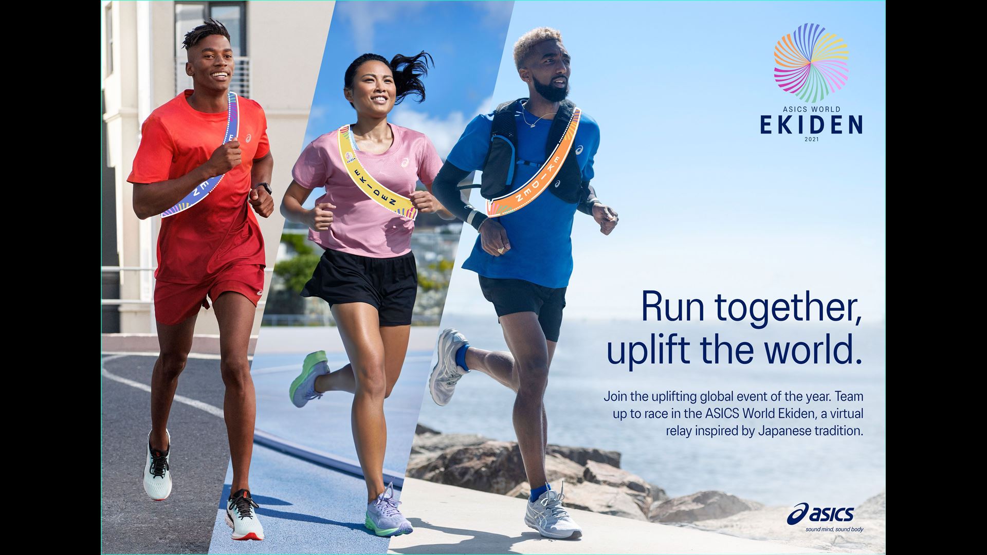 ASICS invites runners to run together to uplift the world in the ASICS World Ekiden 2021