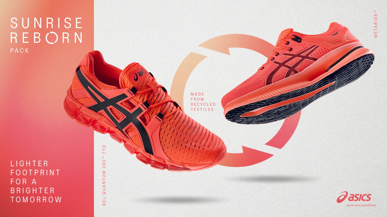 Lighter footprint, brighter tomorrow: ASICS upcycles second-hand clothes to create new running shoes