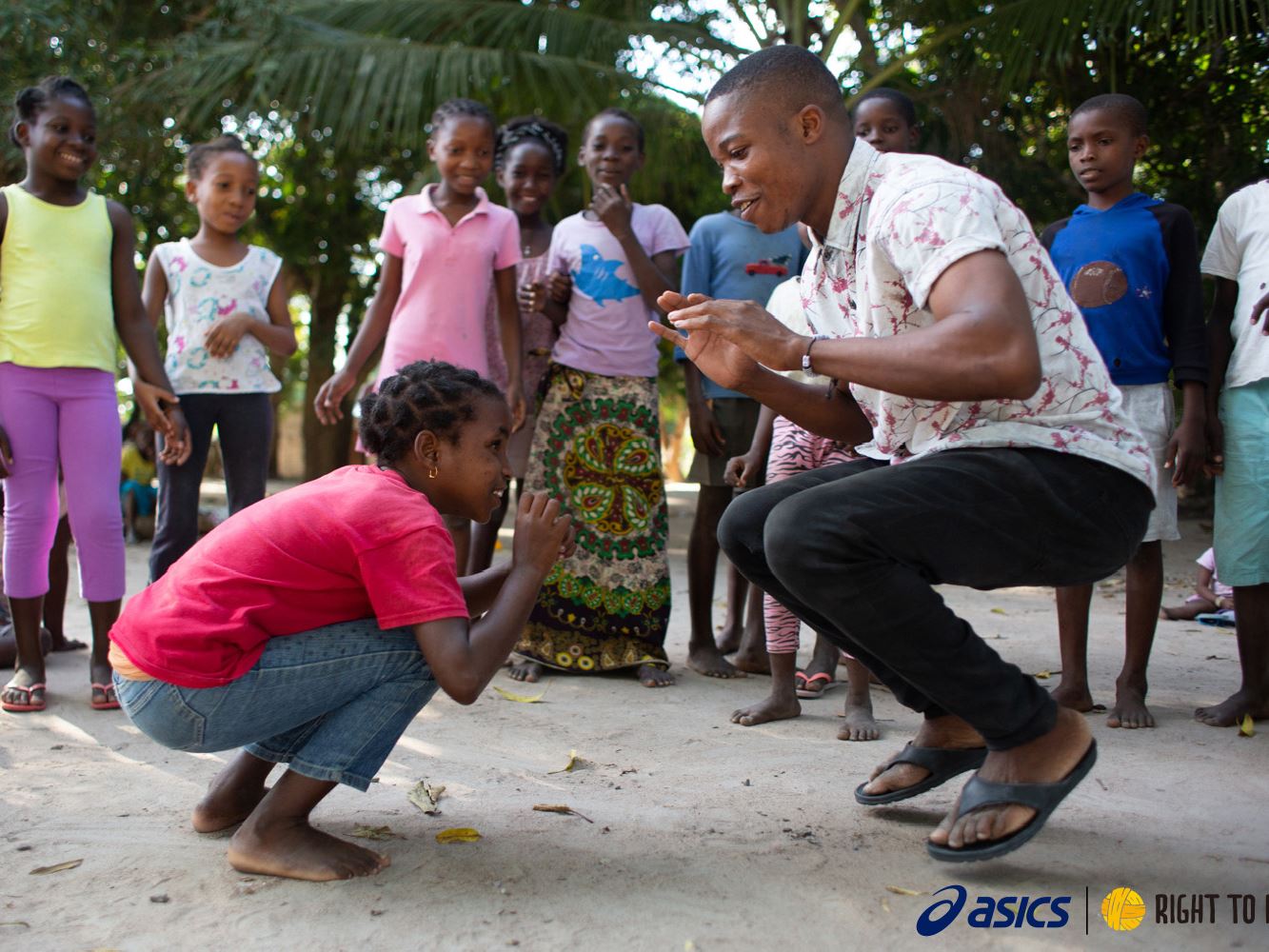 Asics Continues To Cooperate With Right To Play Now Supporting the Children of East Africa