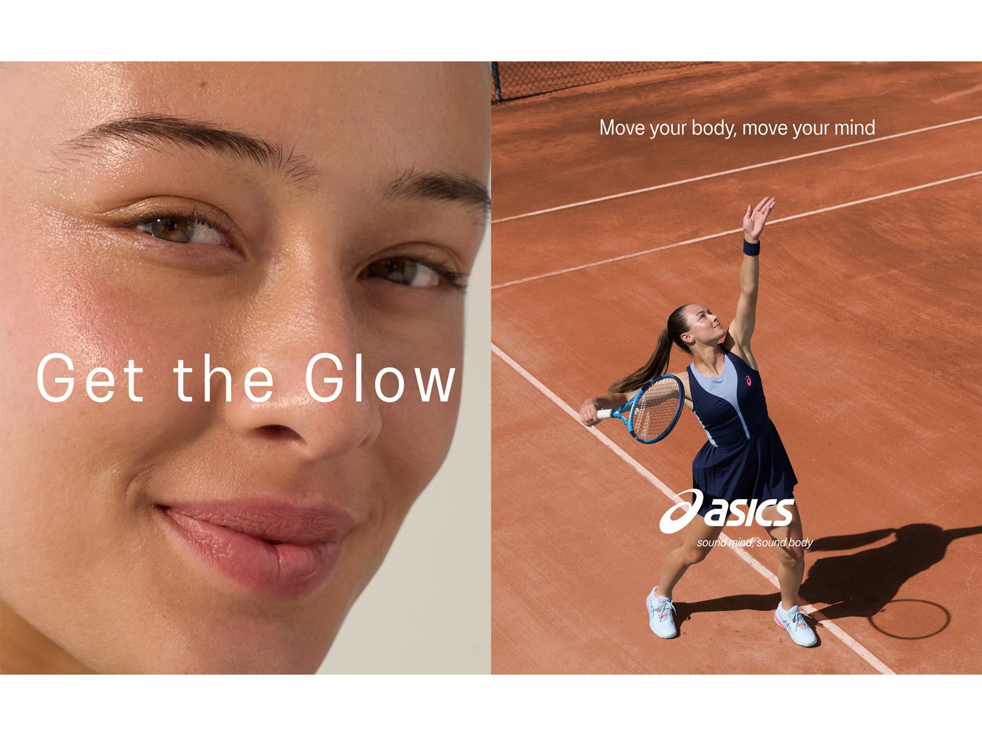 ASICS Get the Glow Press release Key visual