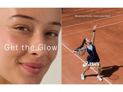 ASICS Get the Glow Press release Key visual