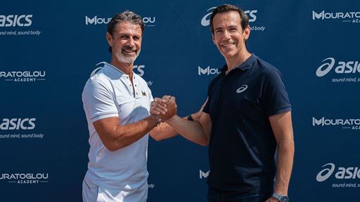 ASICS x Mouratoglou Academy Gary Raucher and Patrick Mouratoglou 2