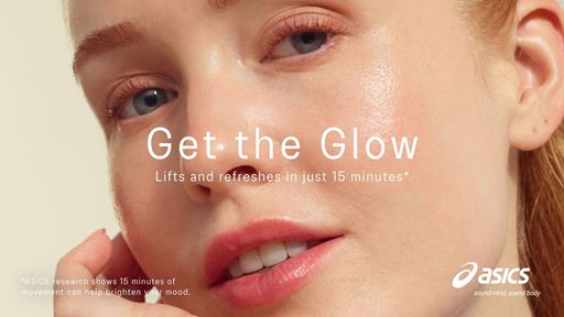 ASICS Get The Glow Key Visual Kirsty Beauty