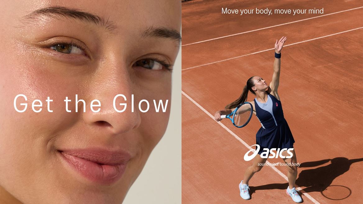 ASICS Get the Glow Press release Key visual