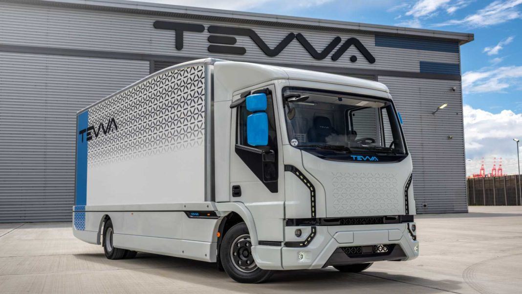 Tevva Battery Electric Truck Front