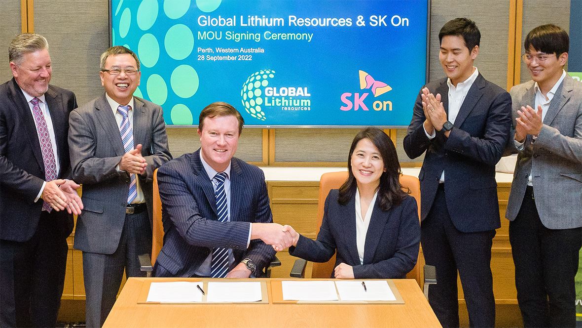 South Korea's SK On Signs Lithium Supply Deal With Global Lithium Resources